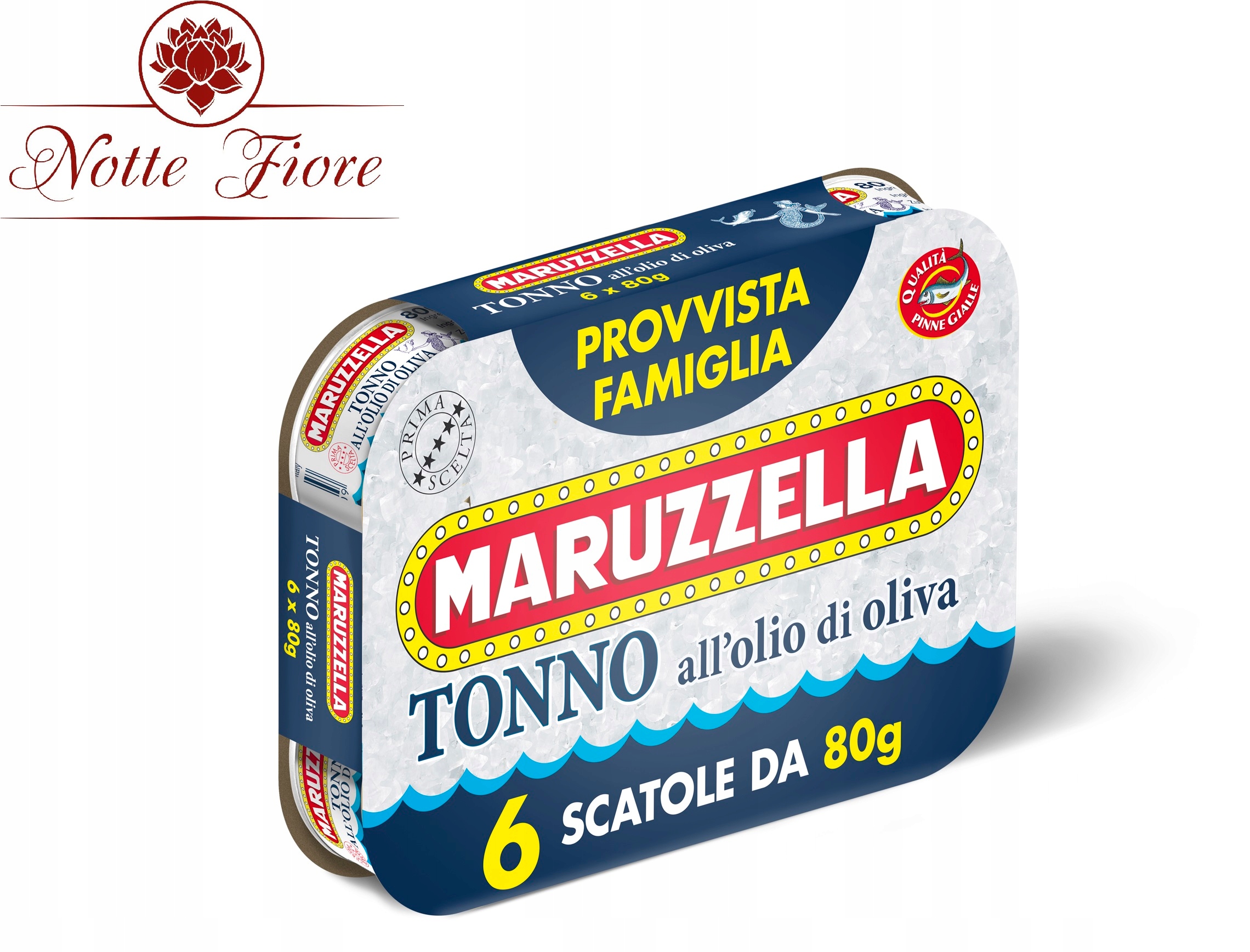 Tunczyk-w-oliwie-z-oliwek-6x80g-Maruzzella-Wlochy Maruzella 6x80g Tonhal